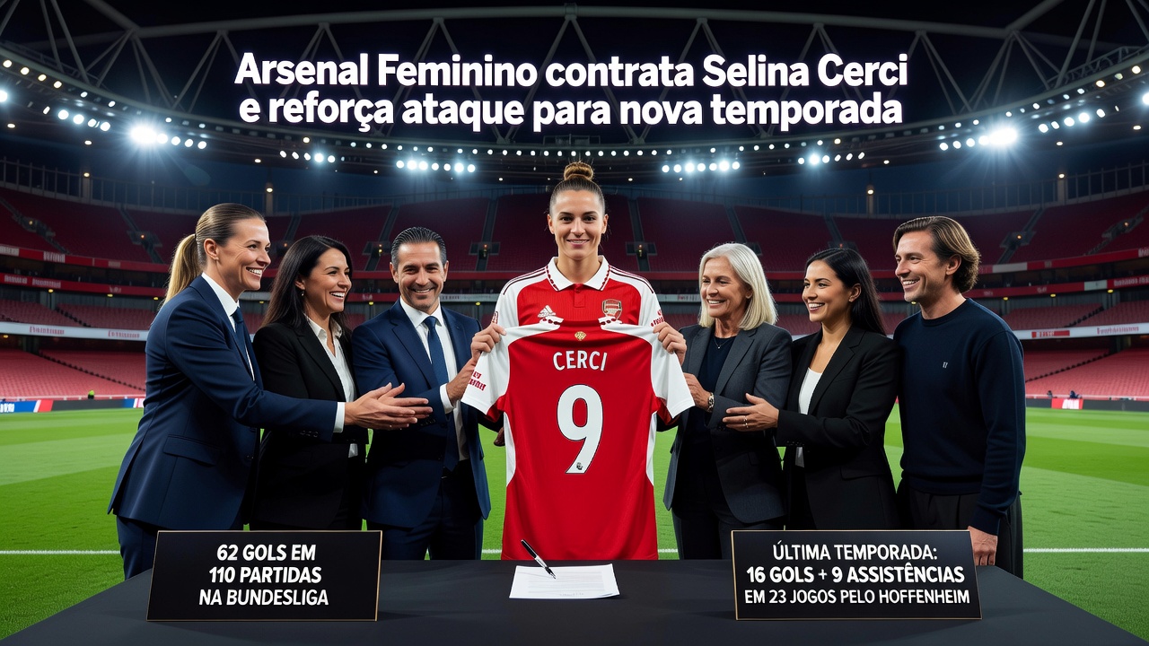 Arsenal Feminino contrata Selina Cerci e reforça ataque para nova temporada