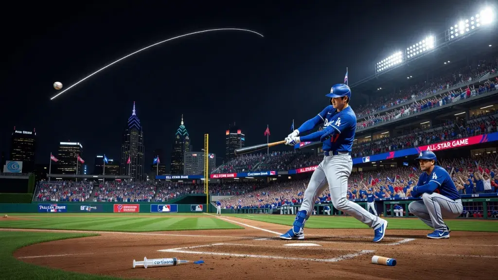 Ohtani drena joelho e desfalca Dodgers no All-Star Game de Filadélfia