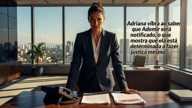 Adriana Reage à Notificação de Ademir em Capítulo Decisivo